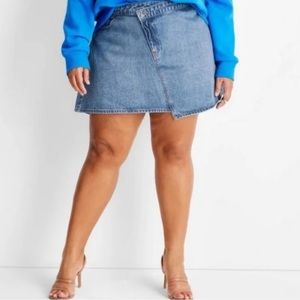 Denim Mini Skirt